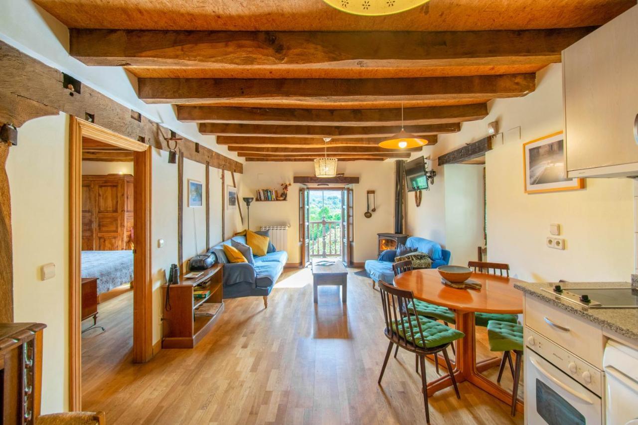 Casa Monaut, Acogedores Apartamentos A Los Pies De La Selva De Irati Saragueta Dış mekan fotoğraf